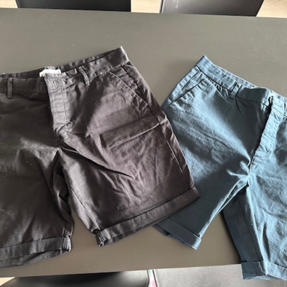 2 pairs Primark Shorts size 34 worn 2x